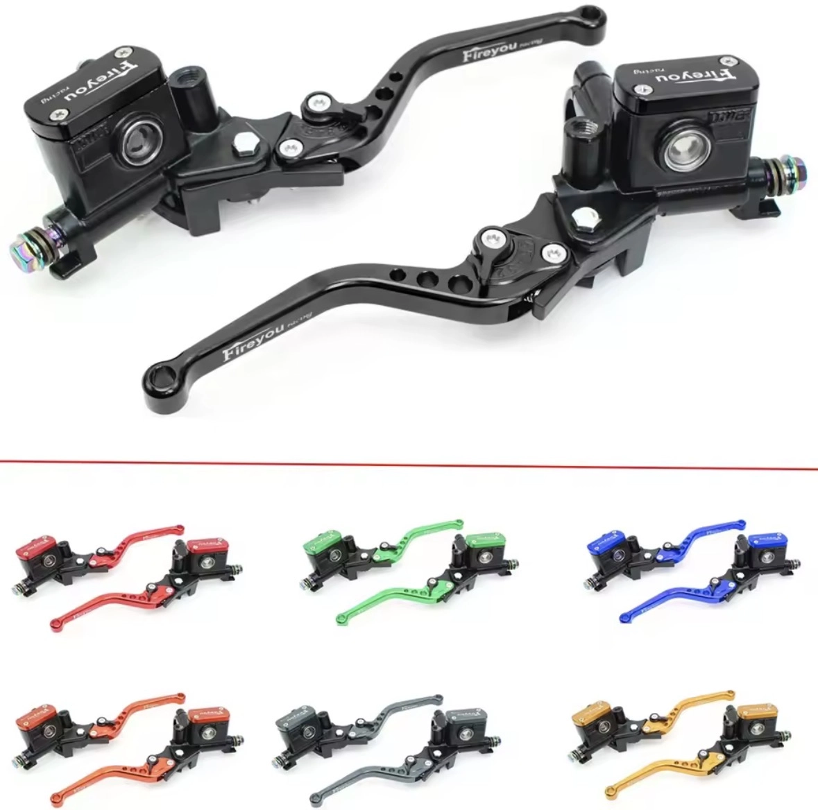 POMPE FRENO RACING CNC Ø14 MM - UNIVERSALE