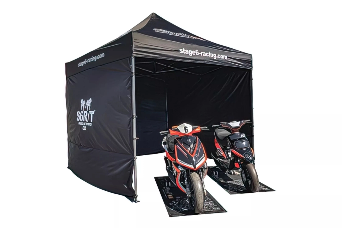 TENDA PADDOCK STAGE6 MK2 3X3M CON PARETE