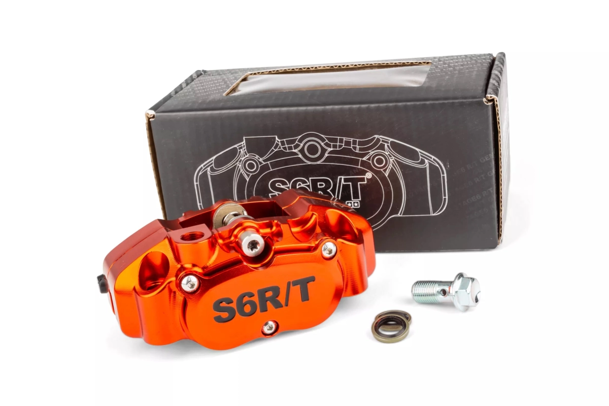 PINZA FRENO 4 PISTONCINI STAGE6 R/T MK2 ARANCIONE