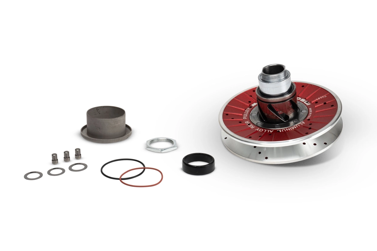 COMPLESSIVO PULEGGE POSTERIORI REAR PULLEY SYSTEM MHR ALUMINUM CON Ø 134 MM PIAGGIO