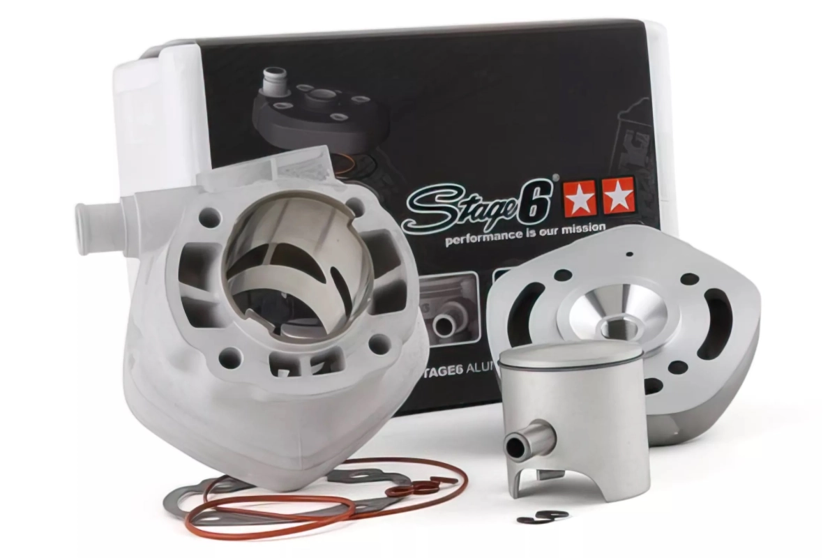 GRUPPO TERMICO STAGE6 RACING 70CC MK2, SPINOTTO PISTONE 10MM, MINARELLI