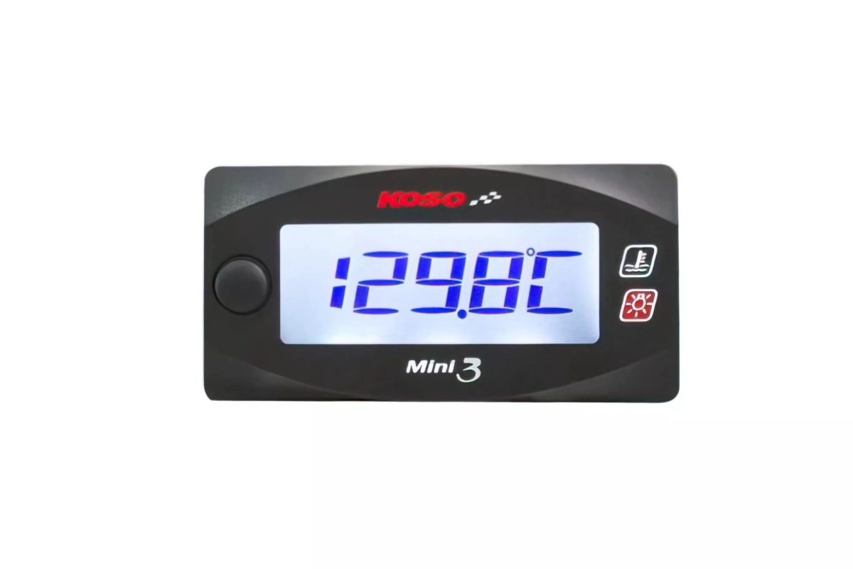 TERMOMETRO DOPPIO KOSO MINI 3 (ILLUMINATO)