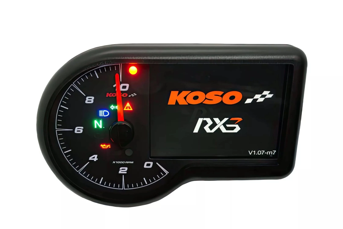 CONTACHILOMETRI KOSO RX-3 CON DISPLAY TFT 10.000 RPM