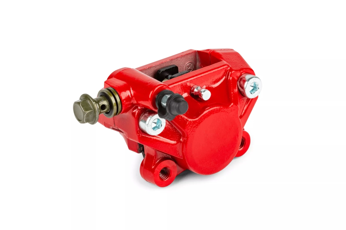 KIT FRENO + PINZA + PASTIGLIE POSTERIORE ROSSO YAMAHA AEROX / F12