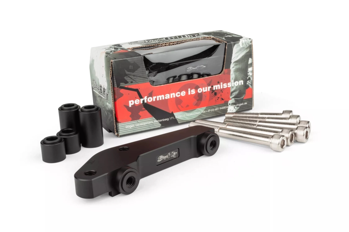 ADATTATORE PER PINZA FRENO 4 PISTONCINI STAGE6 R/T MINARELLI / PIAGGIO