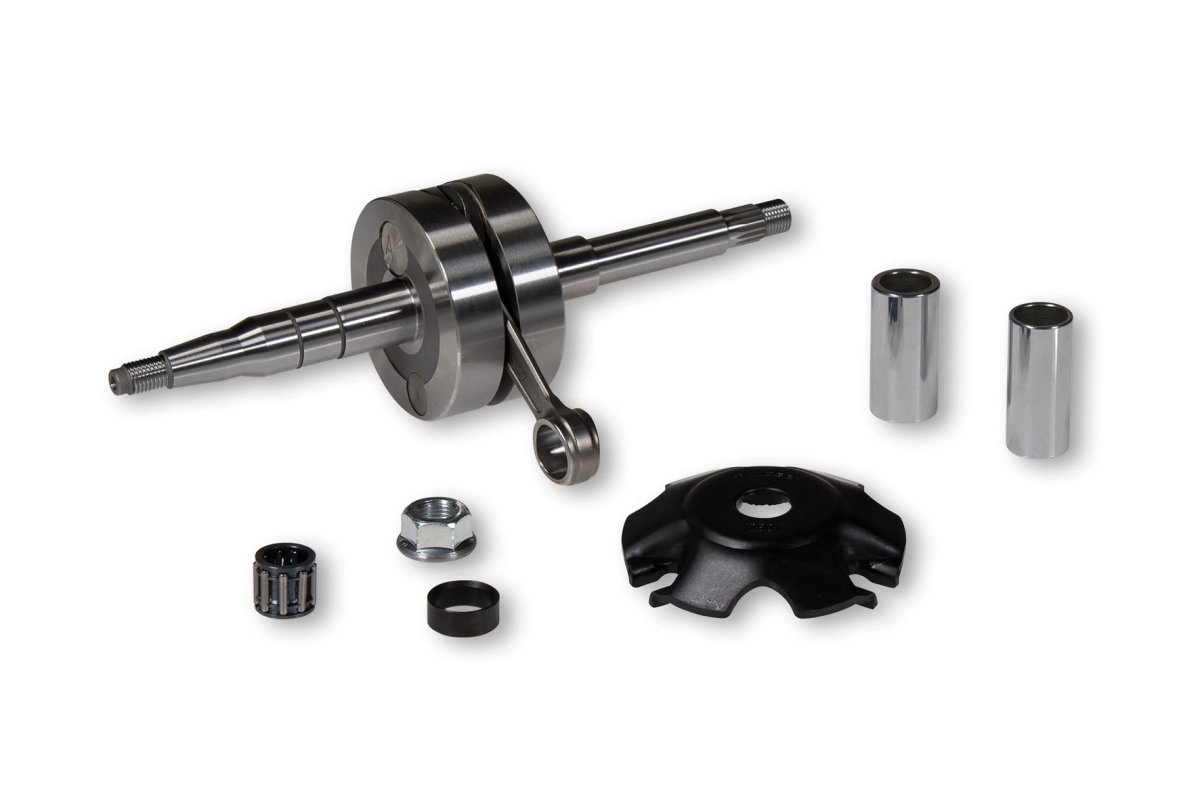 ALBERO MOTORE MALOSSI MHR TEAM CON SPINOTTO Ø 12 - 13, BIELLA 85 E CORSA 39,3 MM MINARELLI