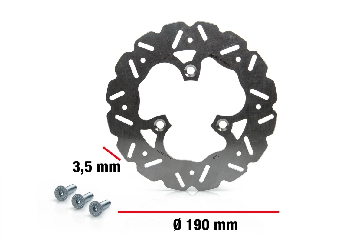 DISCO MALOSSI FRENO WHOOP DISC Ø ESTERNO 190 - SPESSORE 3,5 MM
