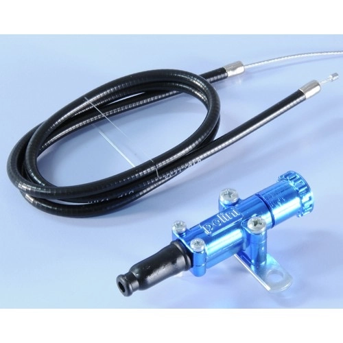 COMANDO ARIA MANUALE POLINI BLU + FILO SCOOTER 50CC CARBURATORE UNIVERSALE