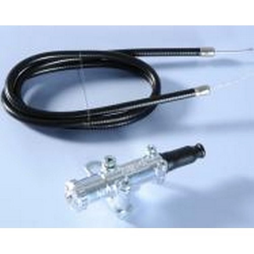COMANDO ARIA MANUALE POLINI CROMATO + FILO SCOOTER 50CC CARBURATORE UNIVERSALE