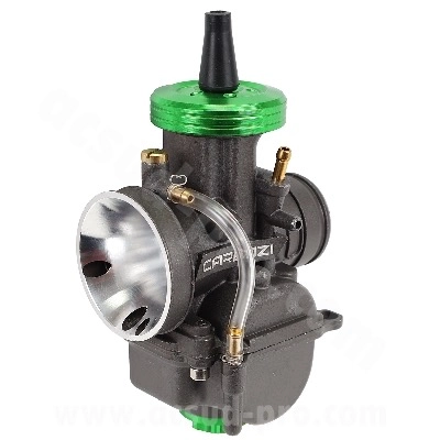 CARBURATORE PWK 24MM CARENZI EVO RACING - VALVOLA PIATTA NERO