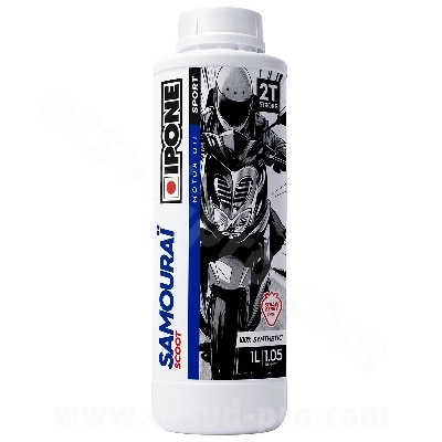OLIO IPONE 2T SCOOTER RUN 2 – 100% SINTETICO – FRAGRANZA FRAGOLA – 1 L